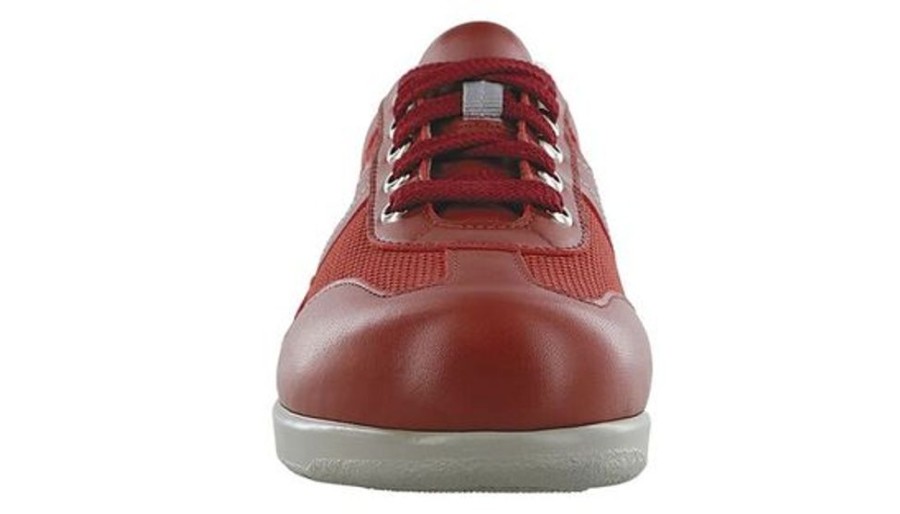 Women SAS Casual Footwear | Sas- Women'S Ft Mesh Shoe Red