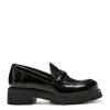 Women LA CANADIENNE Casual Footwear | La Canadienne- Women'S Douglas Loafer Blk Crinkle Pat