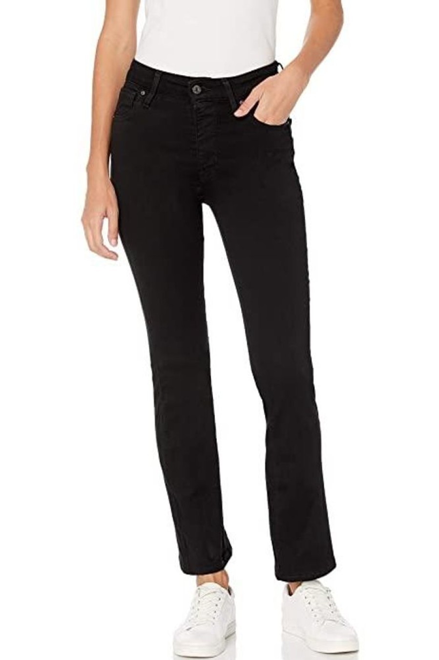 Women LEVI STRAUSS CANADA Bottoms | Levi'S- Women'S 725 High Rise Bootcut Jeans Black