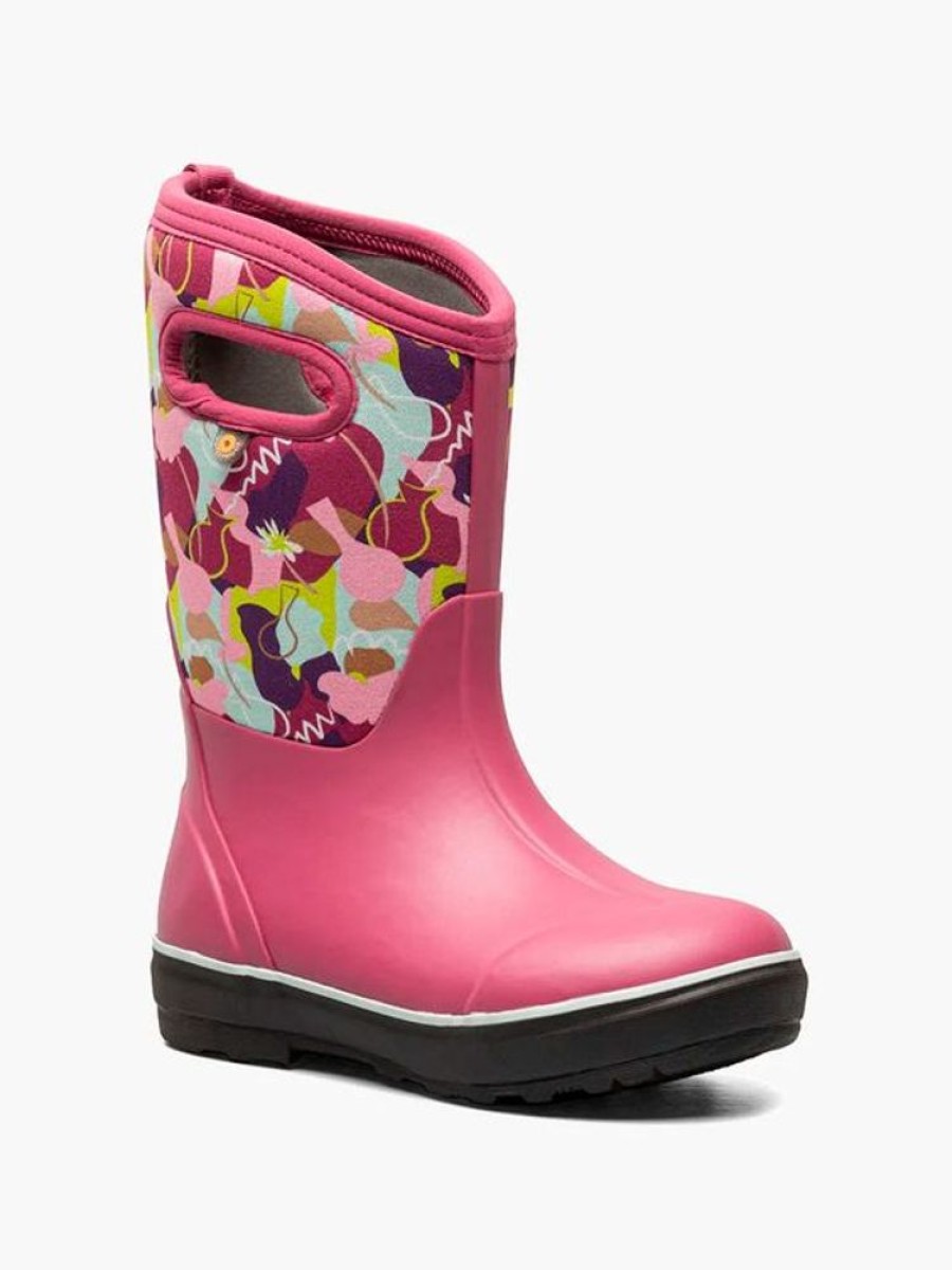 Kid BOGS Winter Boots | Bogs- Kids Classic Ii Joyful Winter Boot Magenta