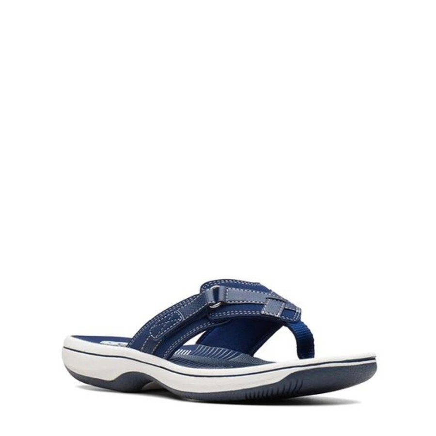 Women CLARKS Casual Footwear | Clarks- Women'S Breeze Sea Sandal Navy