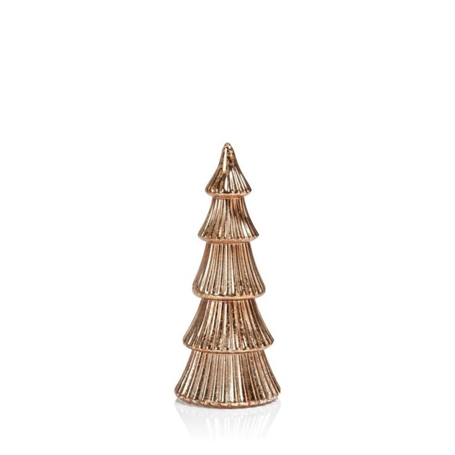 Cottage Kitchen SCHAUBEN & CO Decor | Zodax- Led Ribbed Antique Tree-Medium