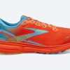 Men BROOKS Athletic Footwear | Brooks- Men'S Ghost 15 Athletic Shoe Orange-Blue-Yellow