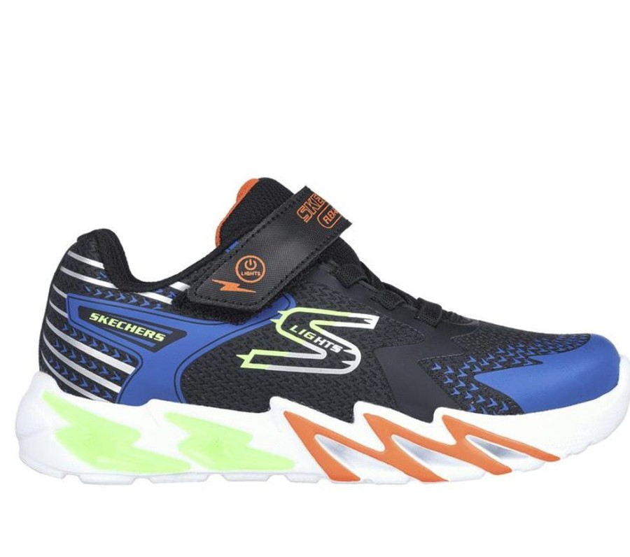 Kid SKECHERS Casual Footwear | Skechers- Kids Lights Flex-Glow Bolt Sneaker