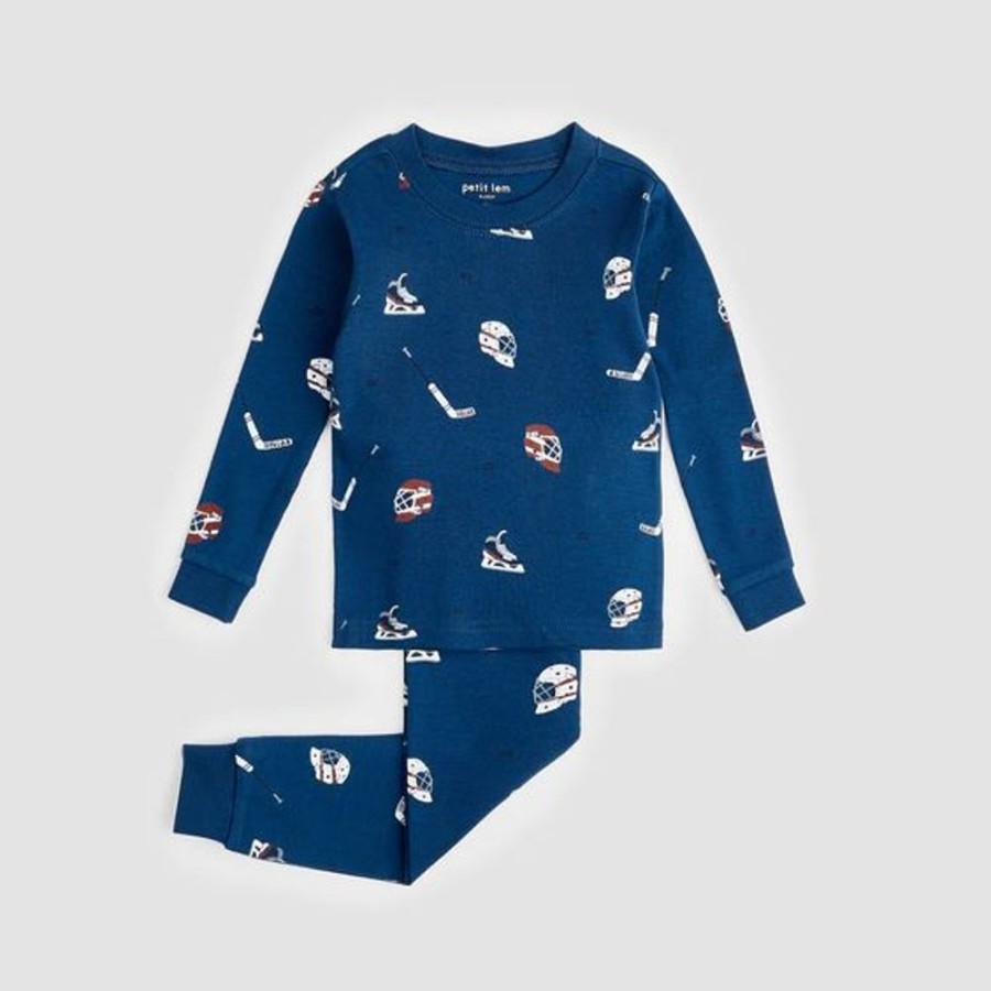 Kid PETIT LEM Sleepwear | Petit Lem- Kids Outdoorsy Print Pj Set