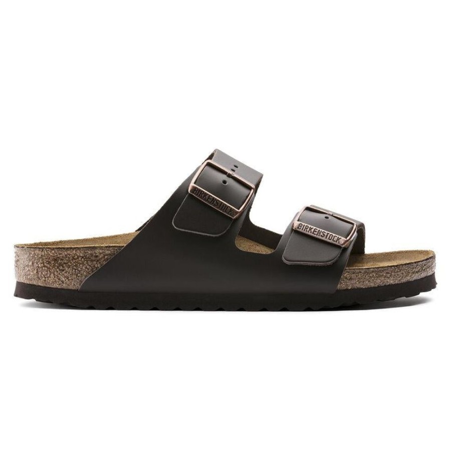 Women BIRKENSTOCK Sandals | Birkenstock- Arizona Natural Soft Footbed Sandal Brown