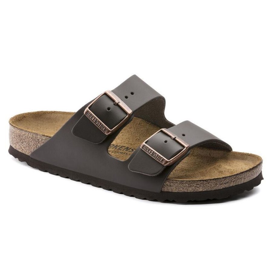 Women BIRKENSTOCK Sandals | Birkenstock- Arizona Natural Soft Footbed Sandal Brown