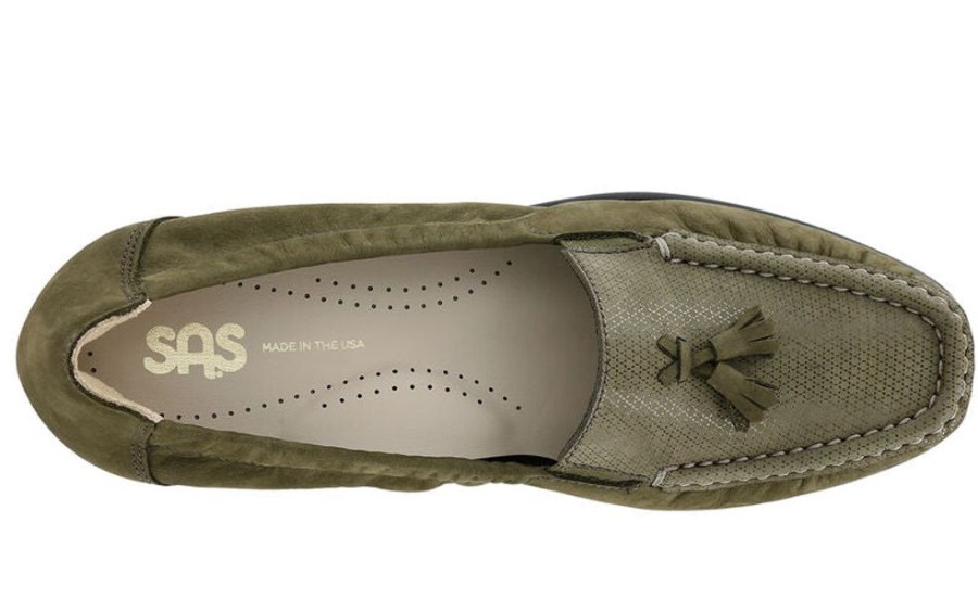 Women SAS Casual Footwear | Sas- Women'S Hope Loafer Green