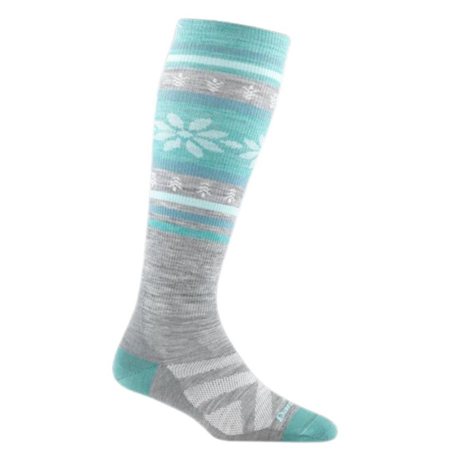 Women DARN TOUGH Casual Footwear | Darn Tough- Ladies Alpine Over-The-Calf Ski & Snowboard Sock Grey