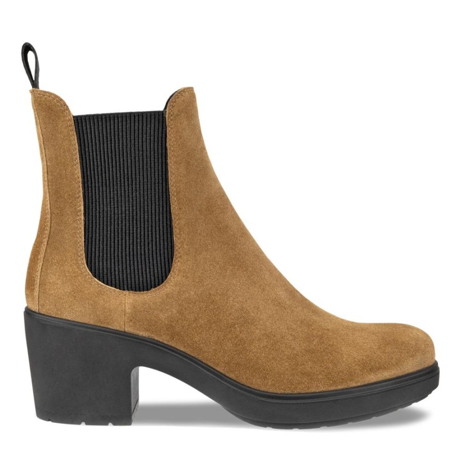 Women ECCO Dress Shoes | Ecco- Women'S Metropole Zurich Boot Camel