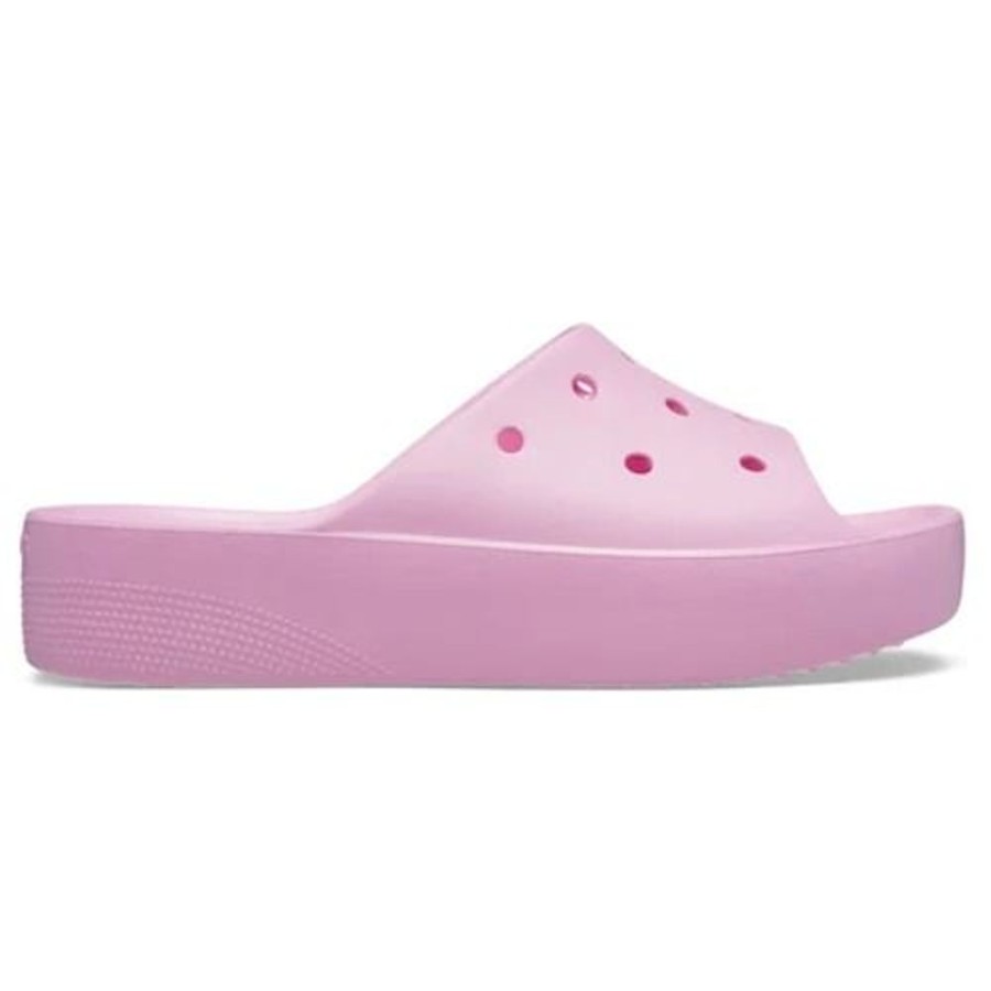 Women CROCS Casual Footwear | Crocs- Women'S Platform Slide Flamingo