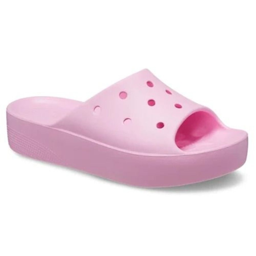 Women CROCS Casual Footwear | Crocs- Women'S Platform Slide Flamingo