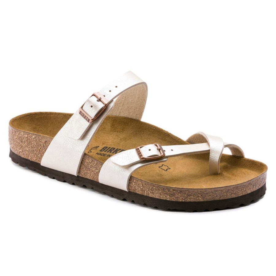 Women BIRKENSTOCK Casual Footwear | Birkenstock- Women'S Mayari Sandal Pearl White