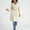 Women STEVE MADDEN Coats & Jackets | Steve Madden- Ilia Trench Coat Bone