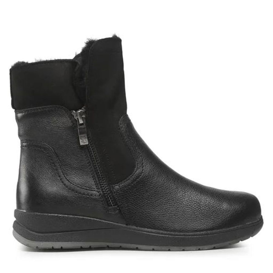 Women CAPRICE Casual Footwear | Caprice- Women'S 26352-29 Winter Boot Black