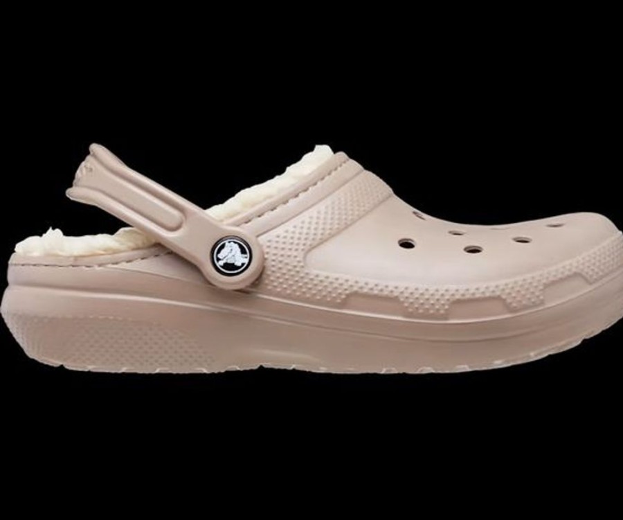 Women CROCS Casual Footwear | Crocs- Unisex Classic Lined Clog Bone