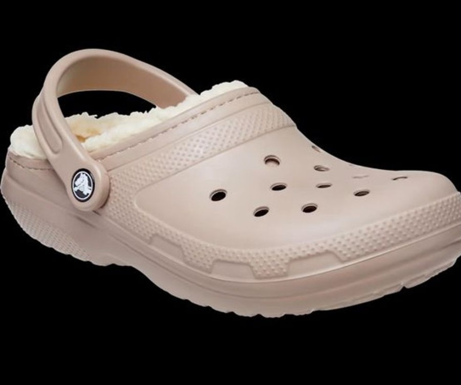 Women CROCS Casual Footwear | Crocs- Unisex Classic Lined Clog Bone