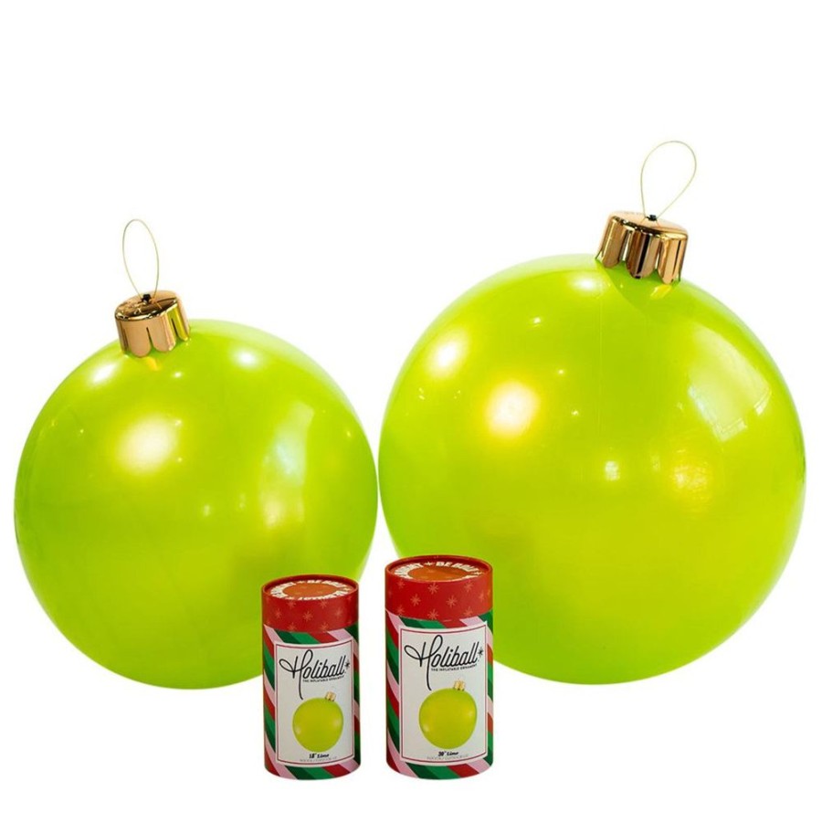 Cottage Kitchen HOLIBALL Ornaments | Holiball- 18" Lime Inflatable Ball