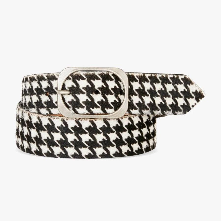 Women BRAVE Belts | Brave- Oona Belt Houndstooth