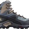 Women SALOMON Casual Footwear | Salomon- Women'S Element Gtx Athletic Shoe Ebony-Rainy Days