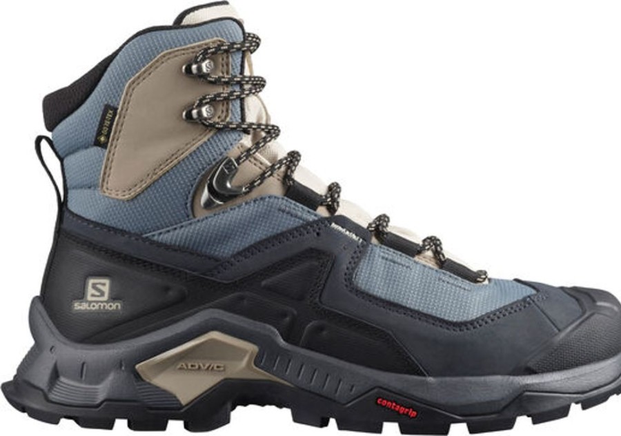 Women SALOMON Casual Footwear | Salomon- Women'S Element Gtx Athletic Shoe Ebony-Rainy Days