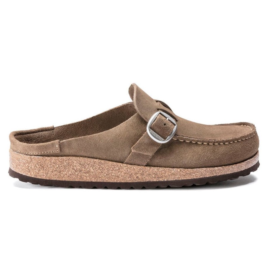 Women BIRKENSTOCK Casual Footwear | Birkenstock- Women'S Buckley Suede Leather Shoe Grey