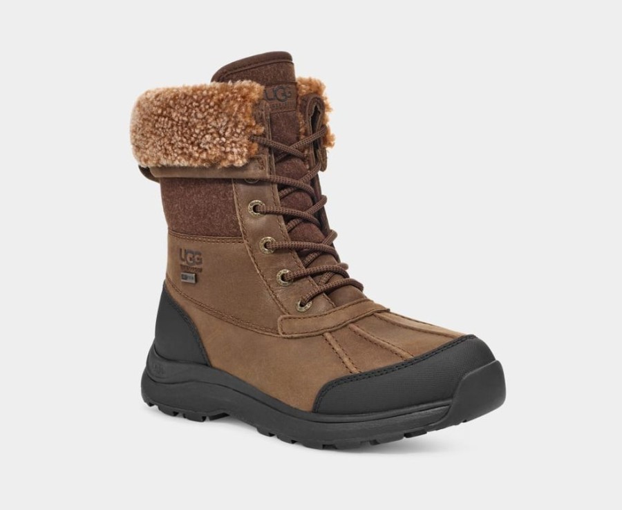 Women UGGS Winter Boots | Ugg- Women'S Adirondack Iii Tipped Winter Boot Dark Earth