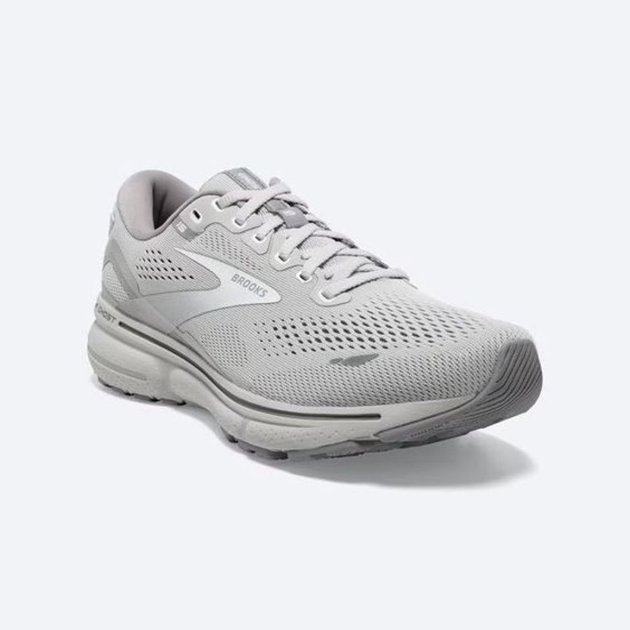 Women BROOKS Athletic Footwear | Brooks- Women'S Ghost 15 Athletic Shoe Oyster-Alloy