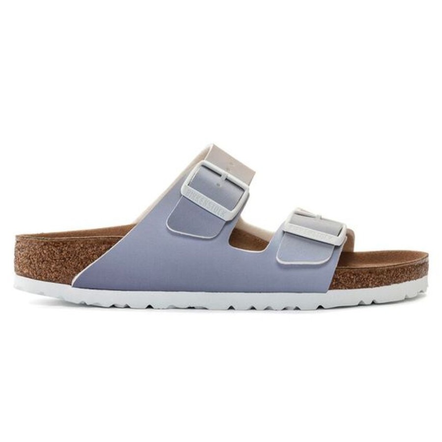 Women BIRKENSTOCK Casual Footwear | Birkenstock- Women'S Arizona Ombre Birko-Flor Sandal Purple Fog-Apricot