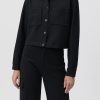 Women MAVI Coats & Jackets | Mavi- Cropped Shirley Jacket Black