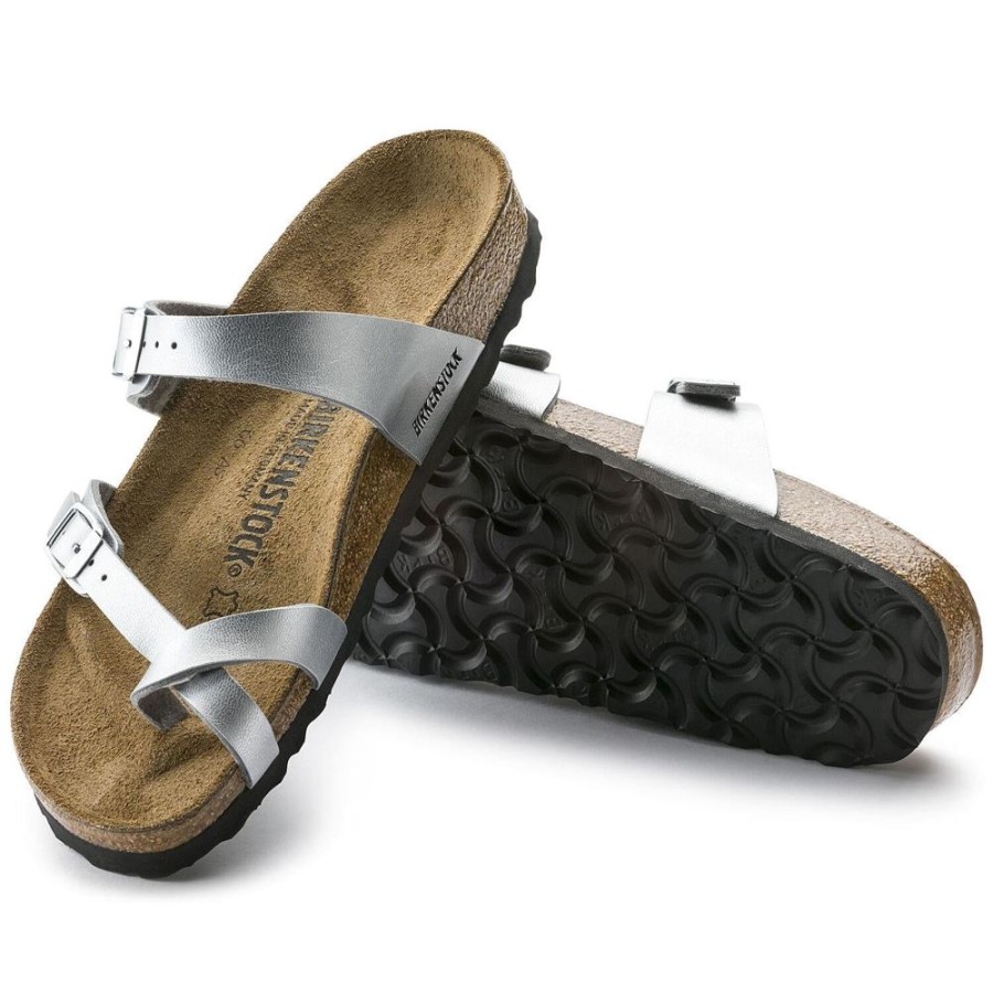 Women BIRKENSTOCK Casual Footwear | Birkenstock-Women'S Mayari Birko Silver