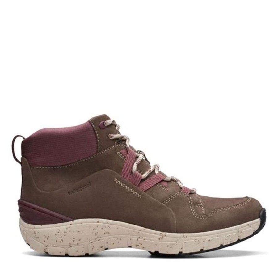 Women CLARKS Casual Footwear | Clarks- Women'S Wave Summit Hiking Boot Taupe