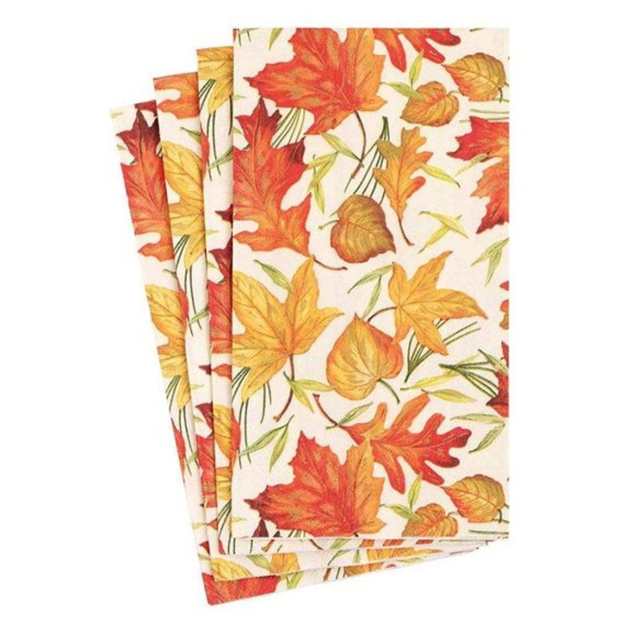 Cottage Kitchen CASPARI Napkins | Caspari- Woodland Leaves Paper Napkin