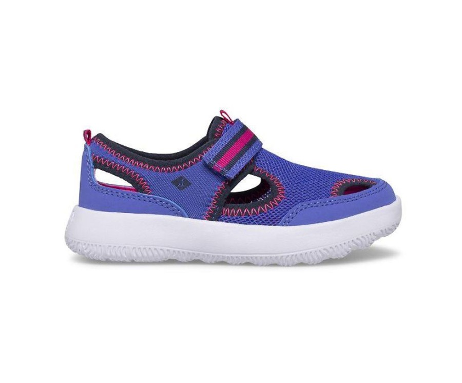 Kid SPERRY Casual Footwear | Sperry- Kids Coastal Break Sandal Blue-Pink