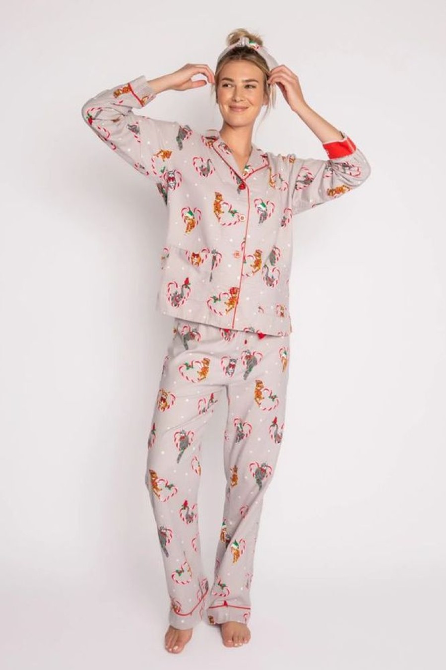 Women PJ SALVAGE Sleepwear & Lounge | P.J. Salvage- Ladies Flannel Pajama Set