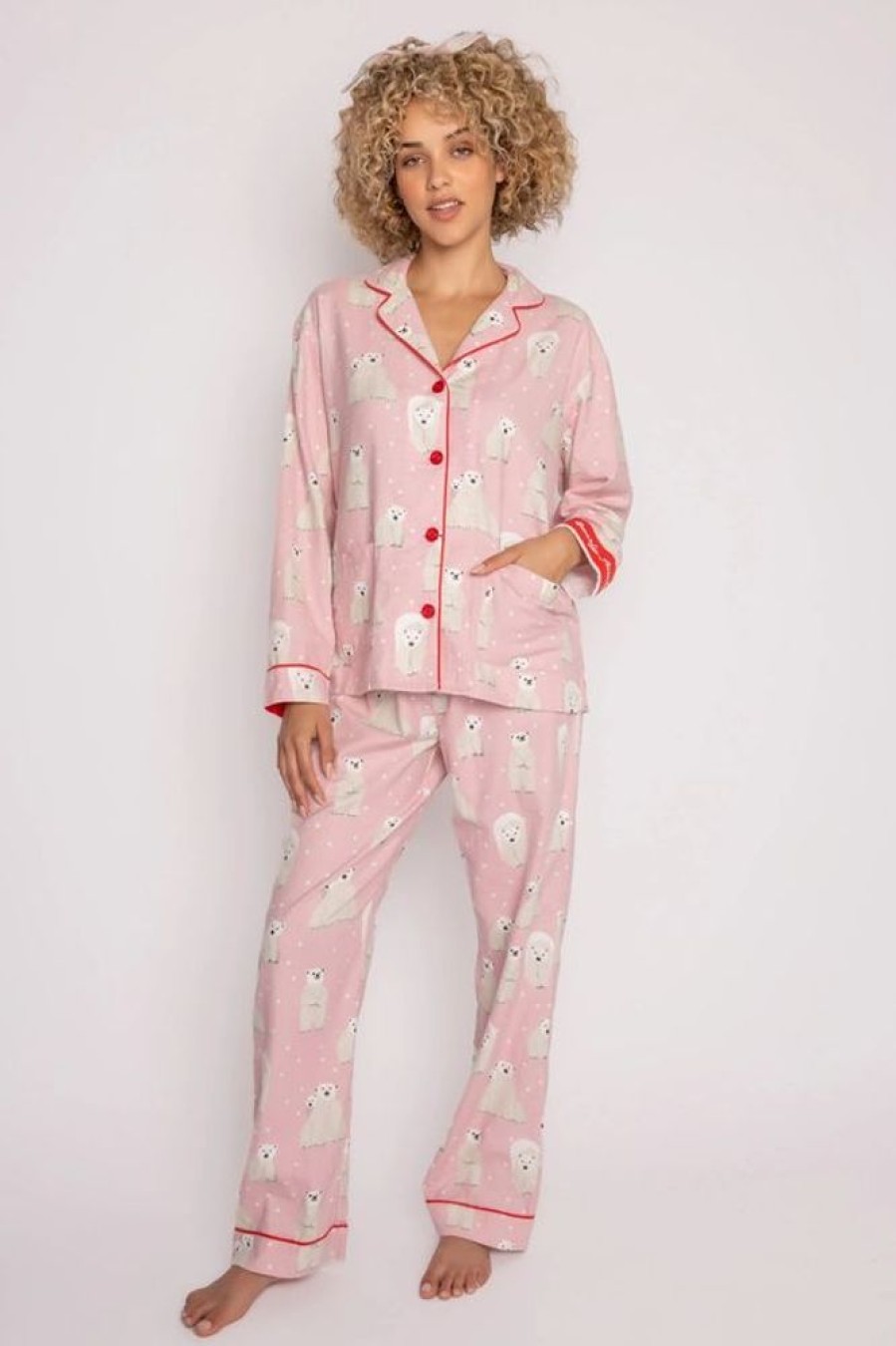 Women PJ SALVAGE Sleepwear & Lounge | P.J. Salvage- Ladies Flannel Pajama Set