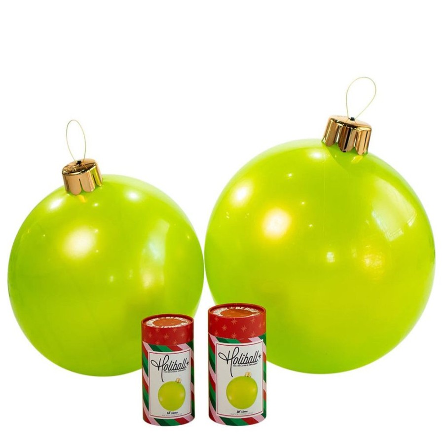 Cottage Kitchen HOLIBALL Decor | Holiball- 30" Lime Inflatable Ball