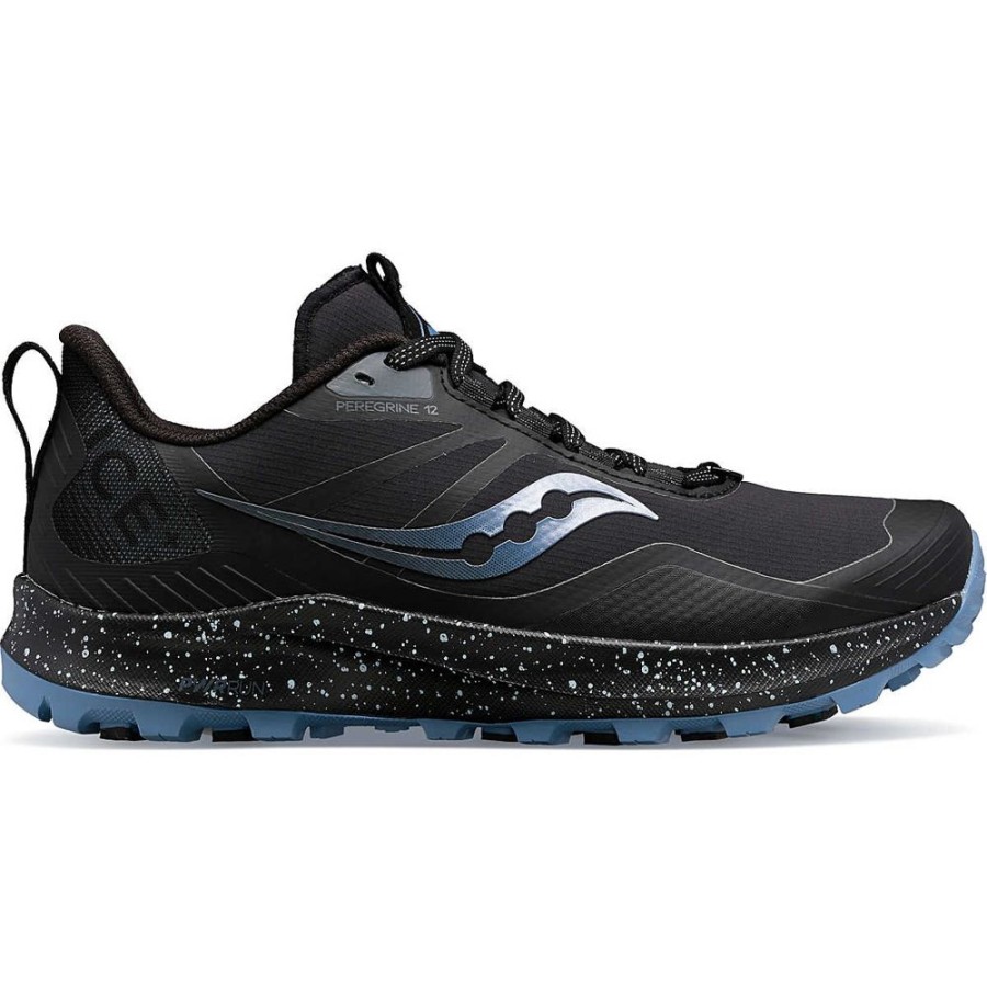 Women SAUCONY CANADA Athletic Footwear | Saucony- Women'S Peregrine Ice+ 3 Athletic Shoe Black-Summit