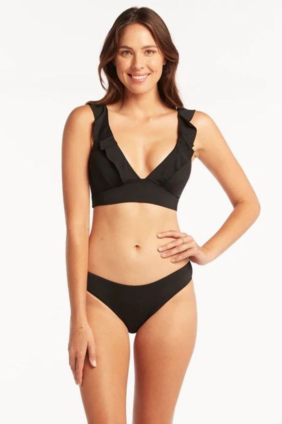 Women SEA LEVEL Bottoms | Sea Level- Ladies Esswentials Regualr Swim Bottom