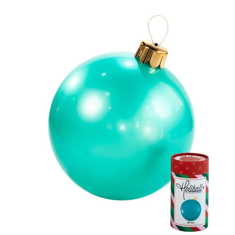 Cottage Kitchen HOLIBALL Decor | Holiball- 30" Teal Inflatable Ball