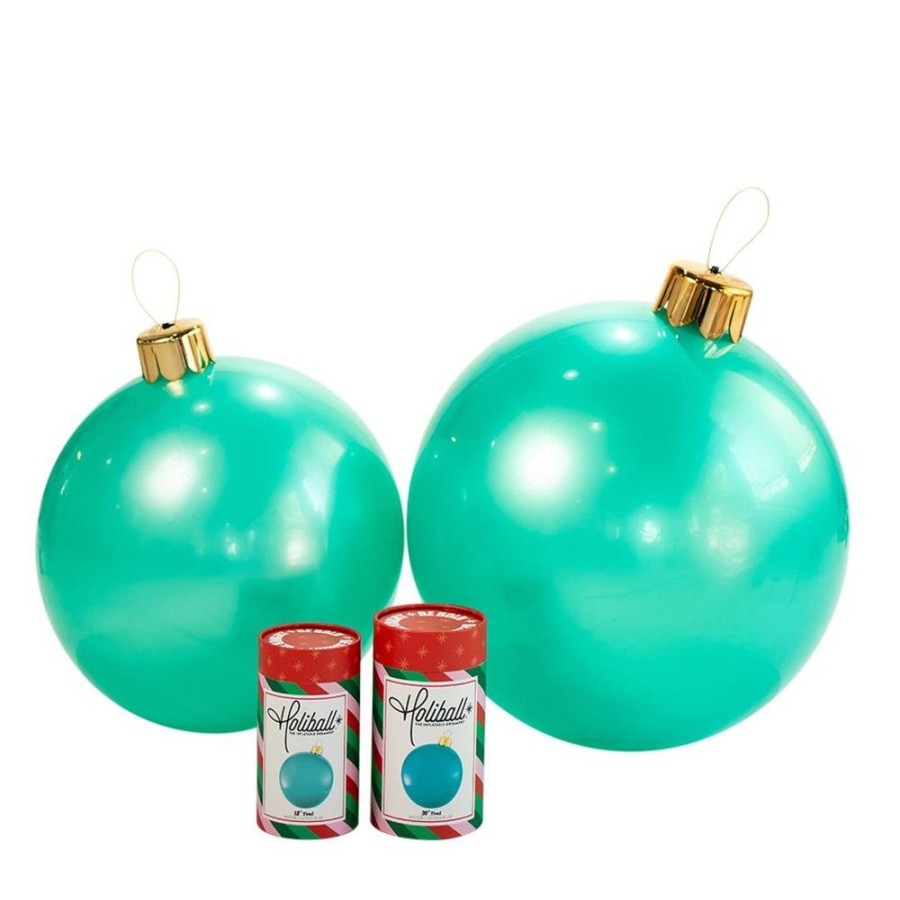 Cottage Kitchen HOLIBALL Decor | Holiball- 30" Teal Inflatable Ball