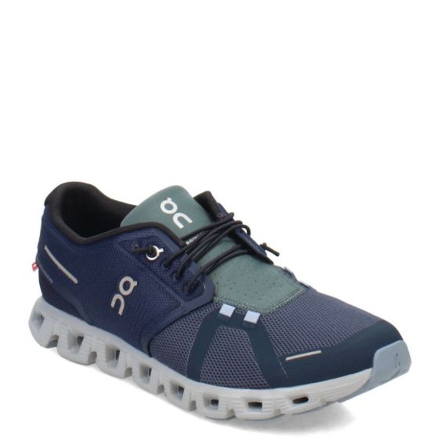 Men ON-RUNNING Sneakers | On-Running- Men'S Cloud 5 Athletic Shoe Midnight-Navy