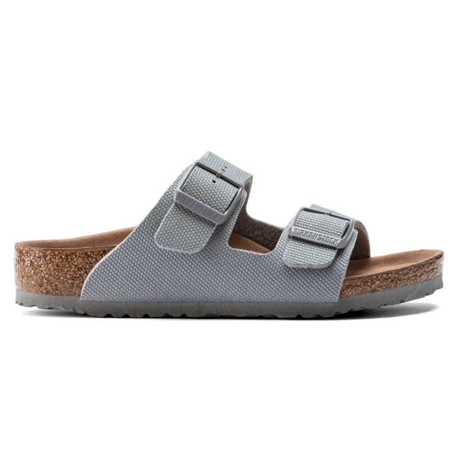 Kid BIRKENSTOCK Sandals | Birkenstock- Kids Arizona Vegan Textile Sandal Stone