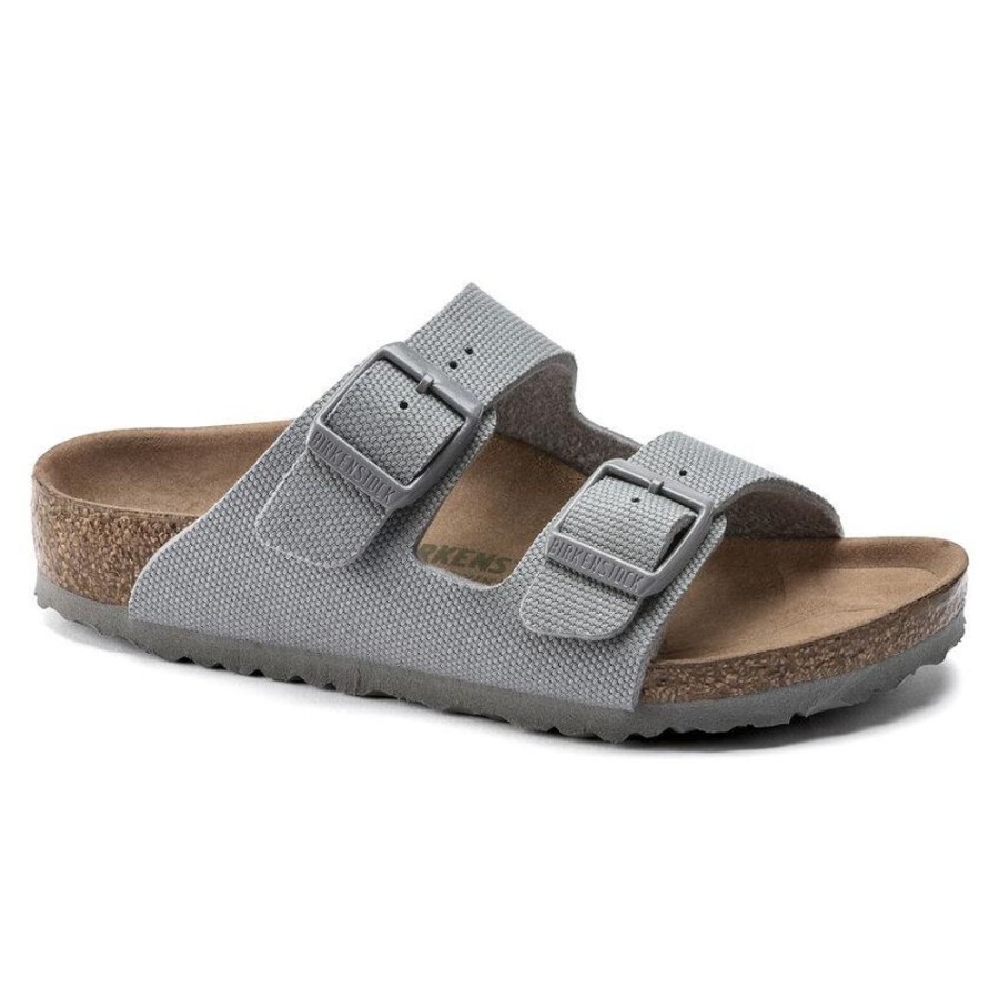 Kid BIRKENSTOCK Sandals | Birkenstock- Kids Arizona Vegan Textile Sandal Stone