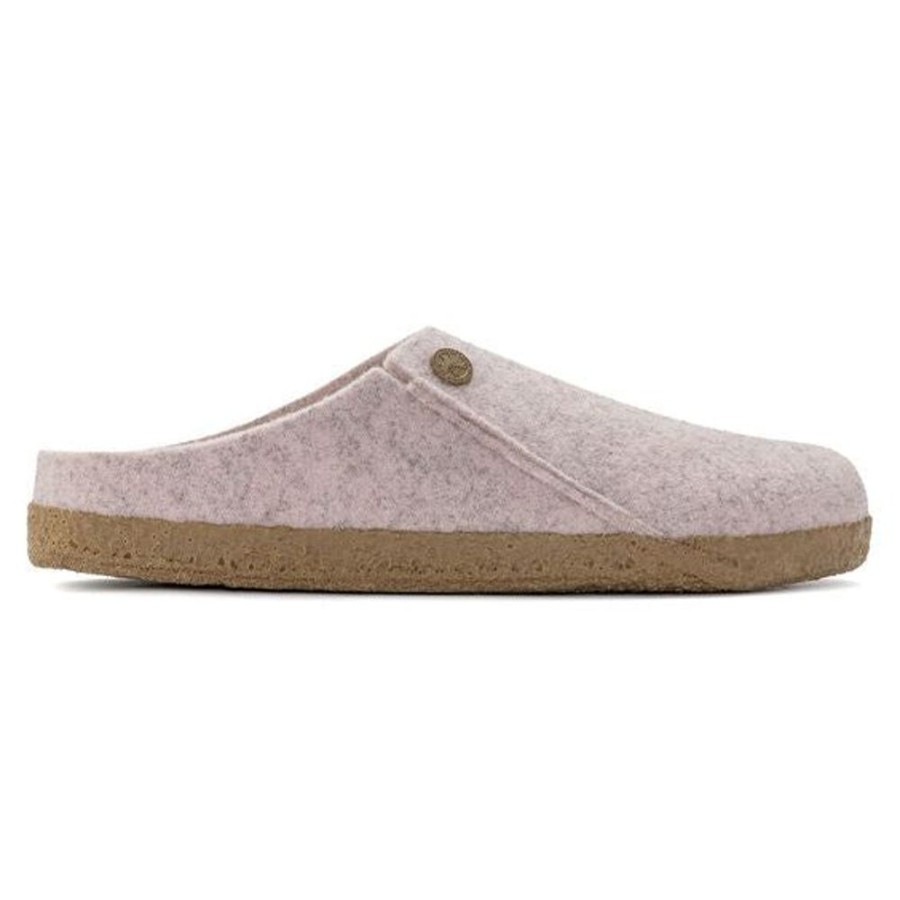 Women BIRKENSTOCK Slippers | Birkenstock- Women'S Zermatt Sherling Slipper Light Rose