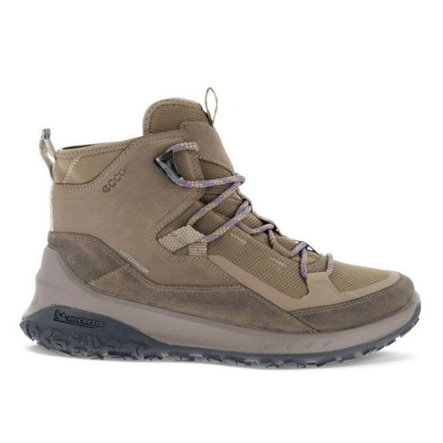 Women ECCO Athletic Footwear | Ecco- Women'S Ult-Trn Mid Hiking Boot Taupe