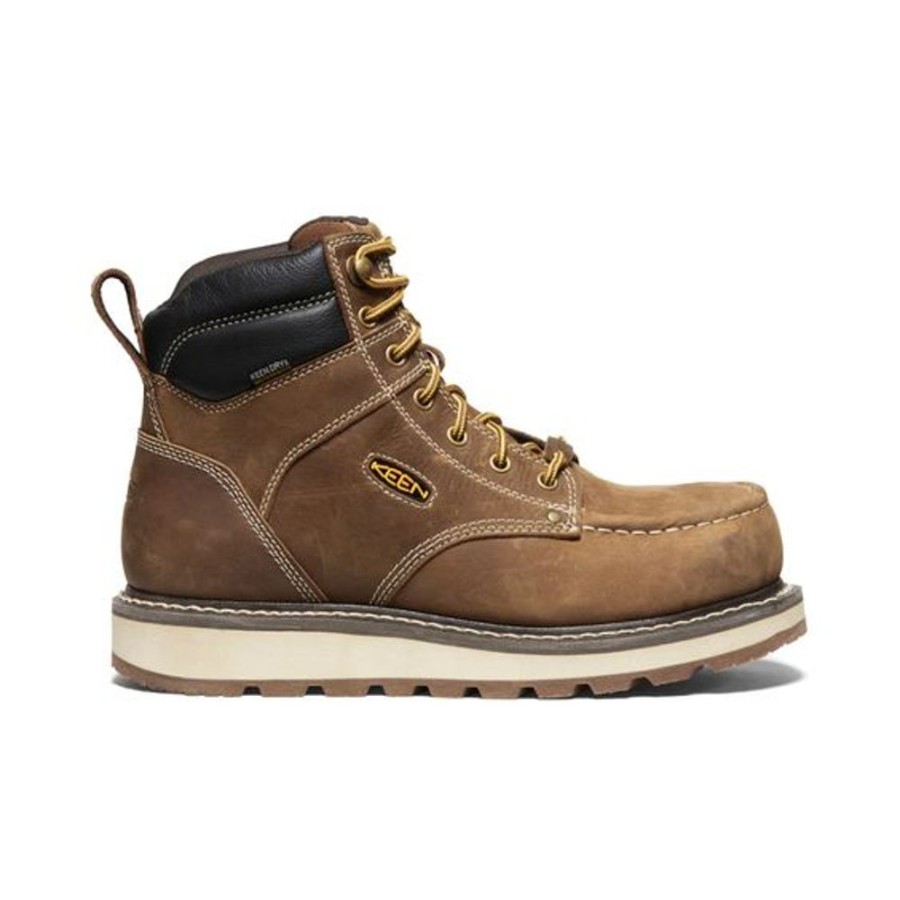 Men KEEN Work Boots | Keen- Men'S Cincinnati 6" Boot Belgian-Sandshell