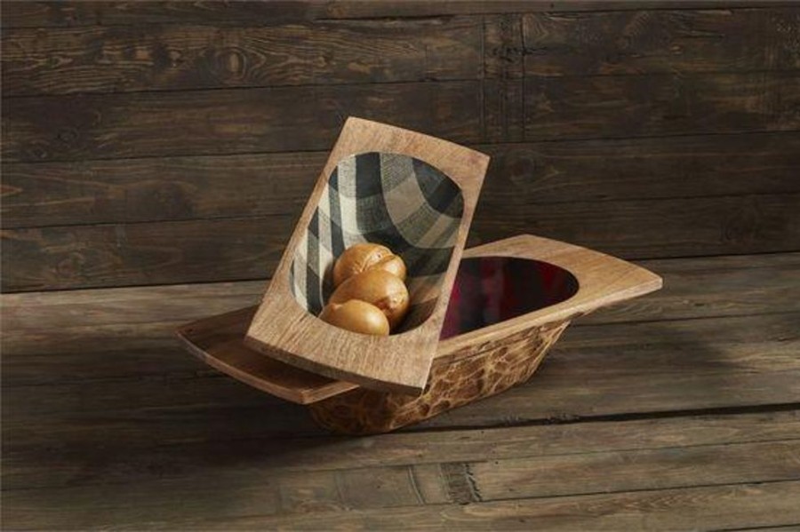 Cottage Kitchen DESIGN HOME Kitchenware | Mudpie- Buffalo Plaid Dough Bowl Set