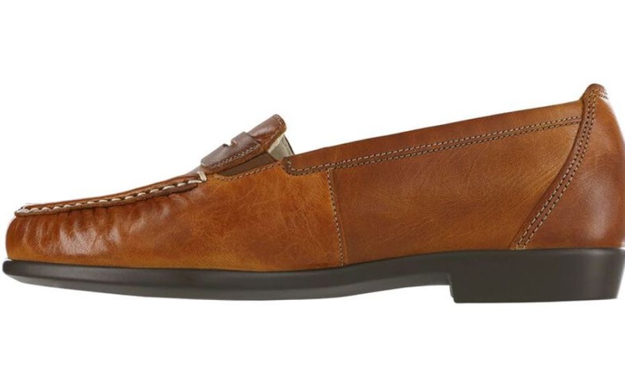 Women SAS Casual Footwear | Sas- Womens Penny J Loafer Chestnut