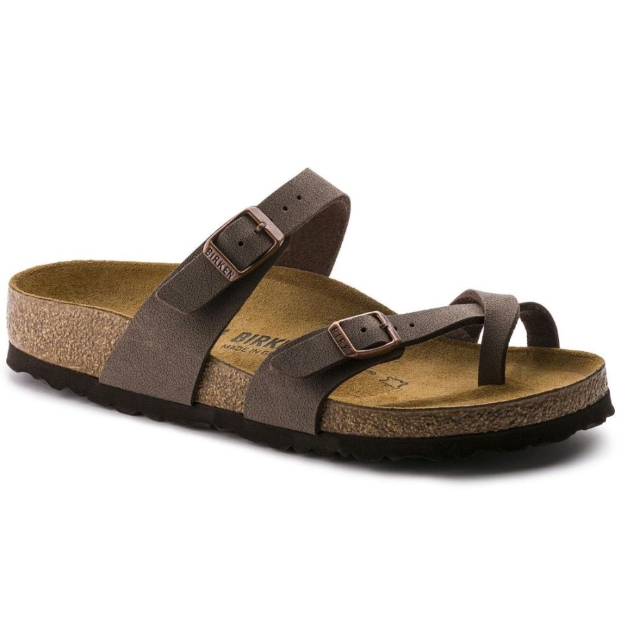 Women BIRKENSTOCK Casual Footwear | Birkenstock- Women'S Mayari Birkibuc Mocha Nubuck